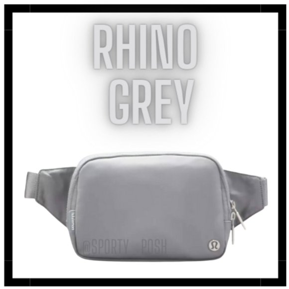NWT Rhino Grey lululemon Everywhere Belt Bag Large 2L EBB